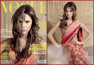 Sari Victoria para la Vogue de India