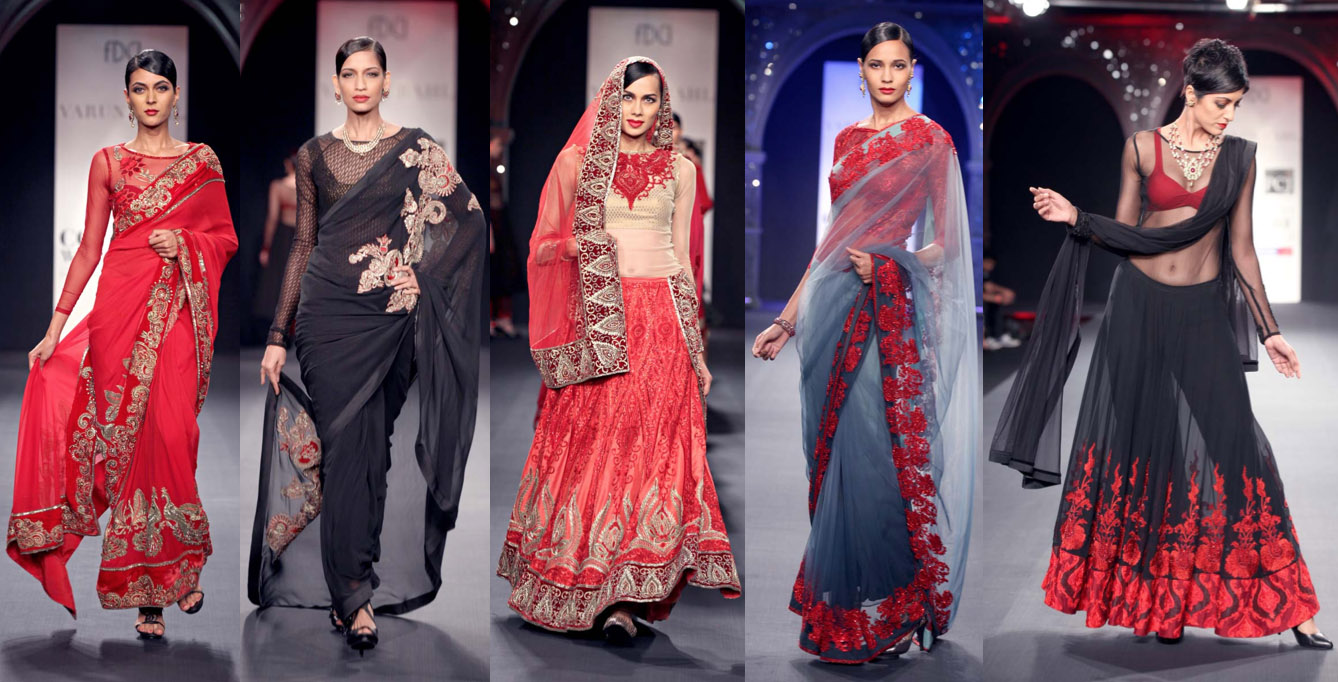 sari delhi couture week 2012