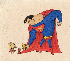 superman save a cat