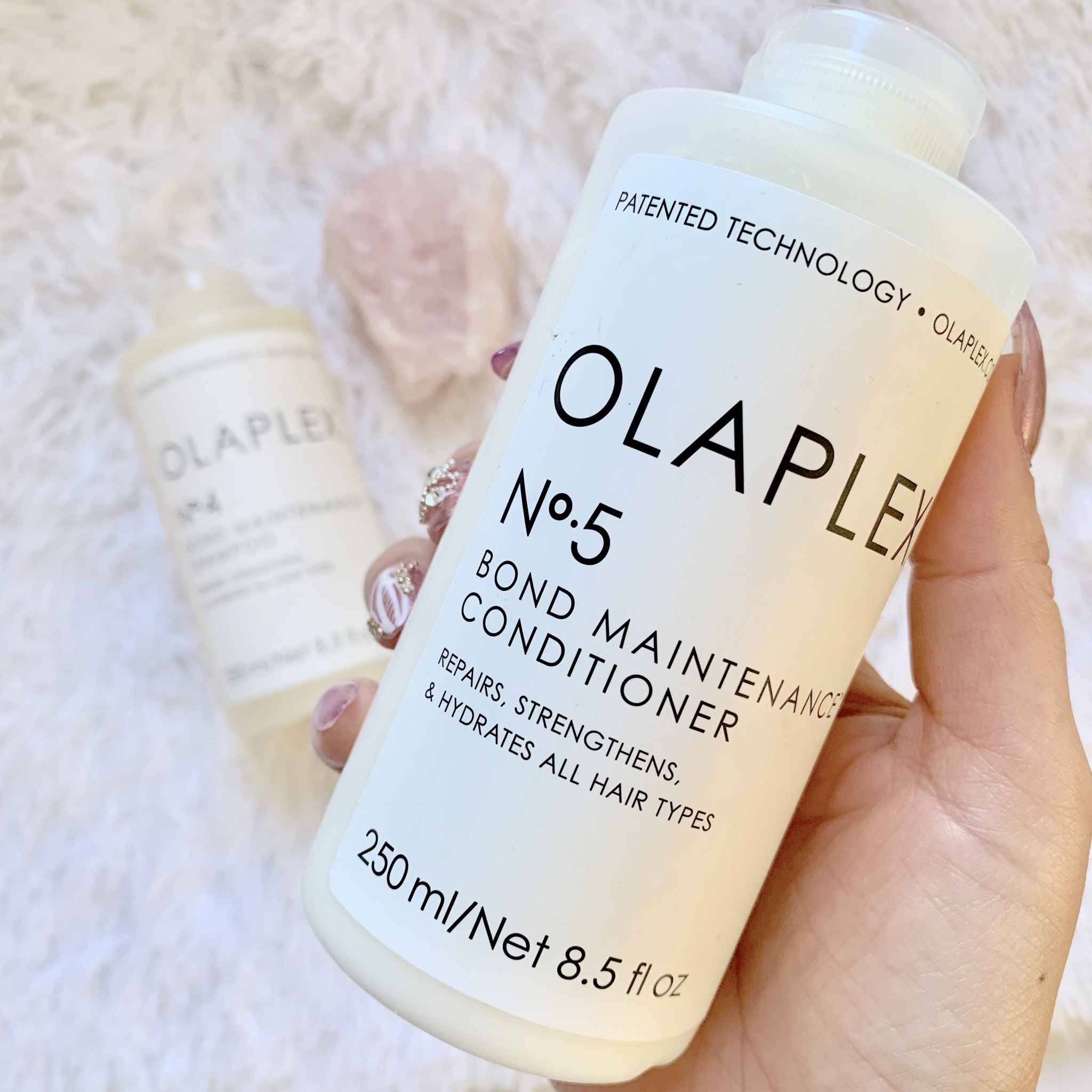 Estuve usando el paso 4 y 5 de Olaplex GeekandChic